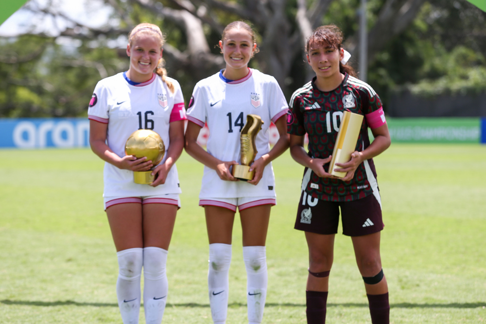 Reyna, Swann earn 2024 Concacaf Girls’ U-15 Championship honors