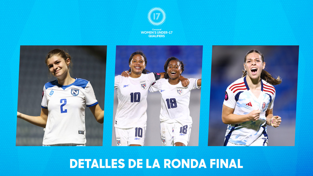 Concacaf confirma detalles de la Ronda Final de la Clasificatoria Femenina Sub-17 Concacaf 2025