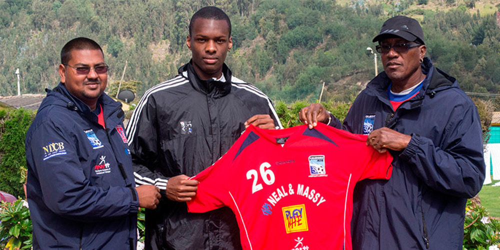 Caledonia AIA signs Guyana international
