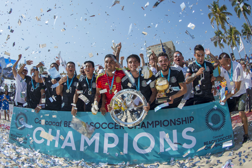México, campeón vigente de Fútbol playa inicia la defensa de la corona
