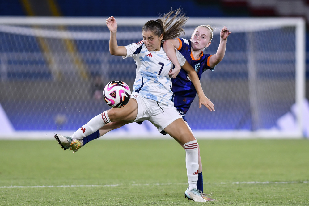 Costa Rica inició la Copa Mundial Femenina Sub-20 con derrota ante los Países Bajos