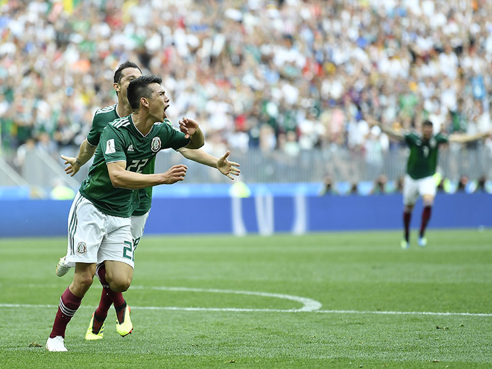 Con gol de Lozano, México superó a  Alemania 