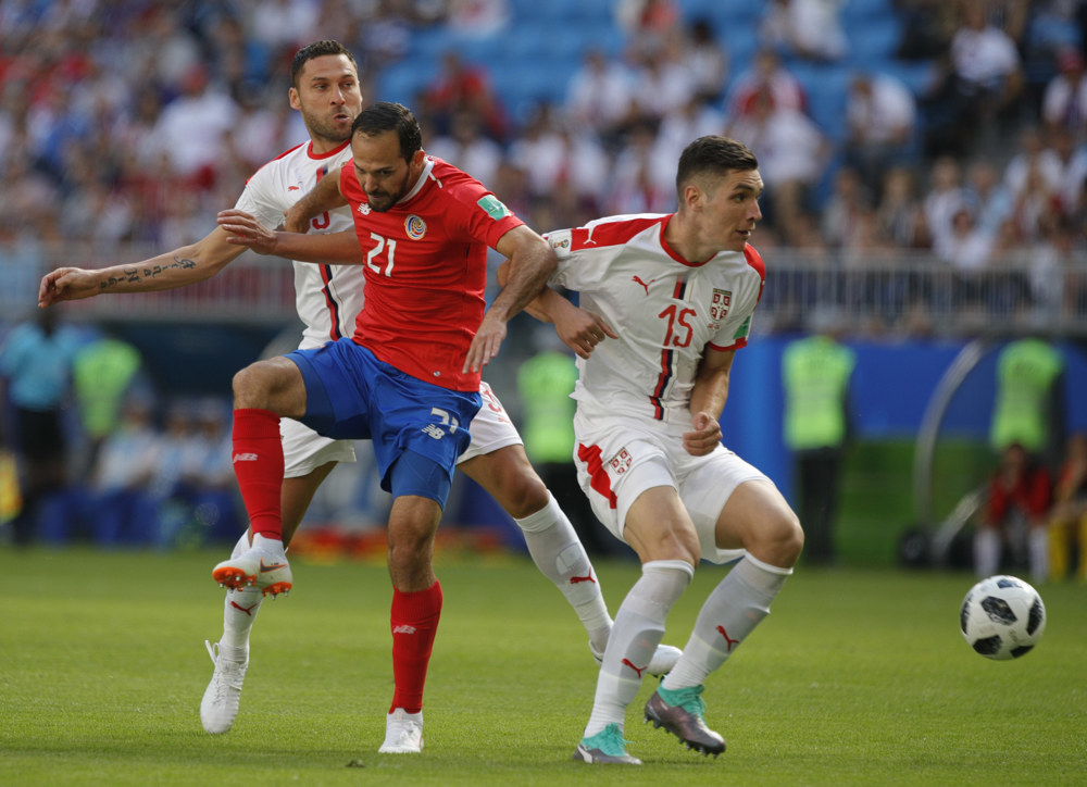 Costa Rica narrowly fall to Serbia in World Cup opener 