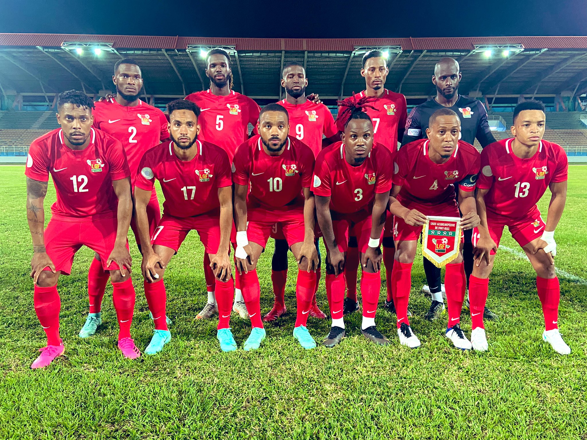 Guadeloupe national football team vs Guatemala national football team lineups