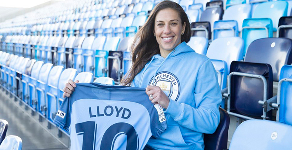 Carli Lloyd se unió al Manchester City