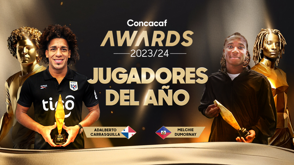 Melchie Dumornay y Adalberto Carrasquilla nombrados Jugadores del Año 2023/24 de Concacaf