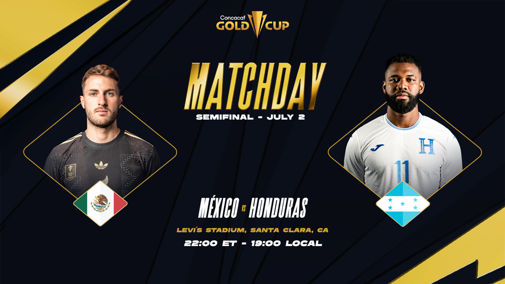 México y Honduras se enfrentan en semifinales de la Copa Oro
