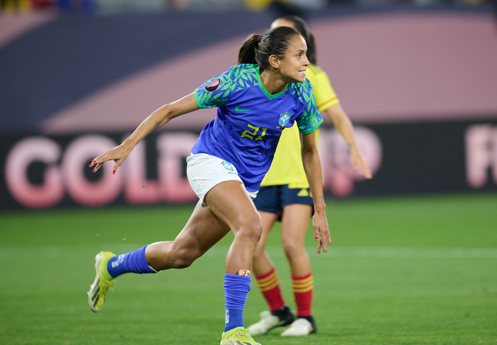 Duda Santos on target as Brazil down Colombia
