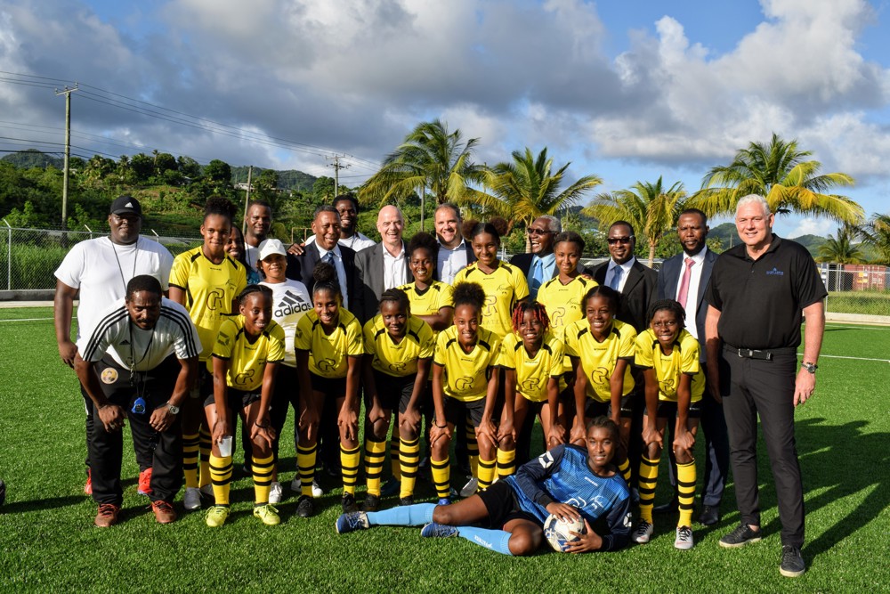 President Montagliani concludes trip with FIFA President throughout the Caribbean region