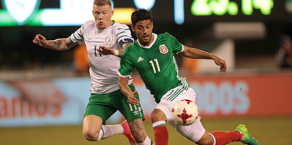 First-half goals lift Mexico over Ireland