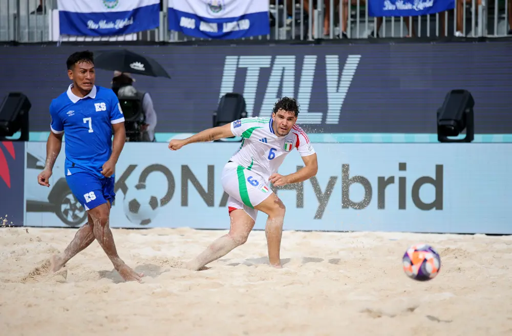El Salvador se despide de la Copa Mundial de Beach Soccer de la FIFA 2025