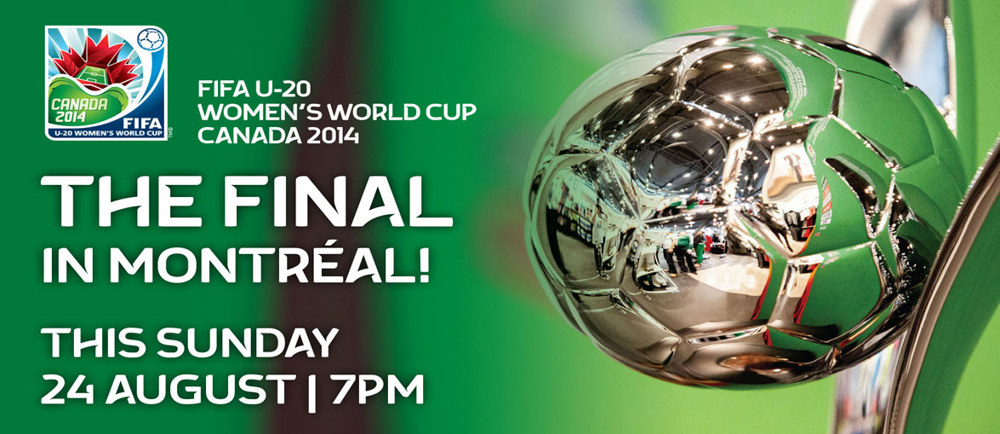 Este domingo se jugará en Montreal, la final Copa Mundial femenina Sub-20