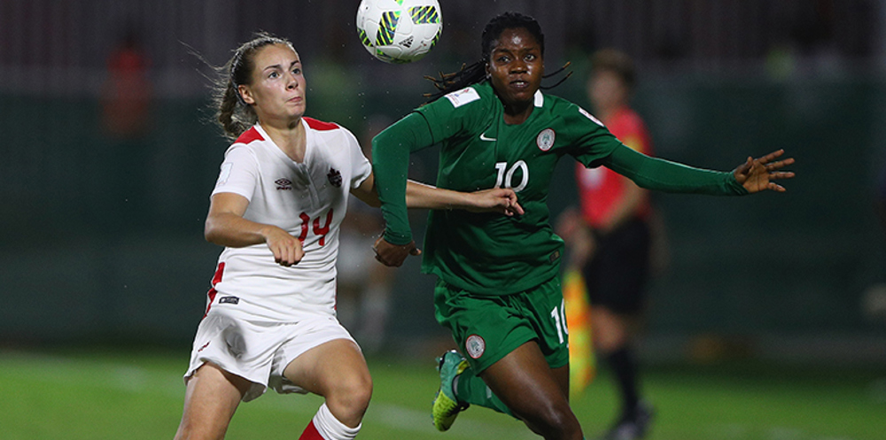 Canada falls to Nigeria in FIFA U20 WWC