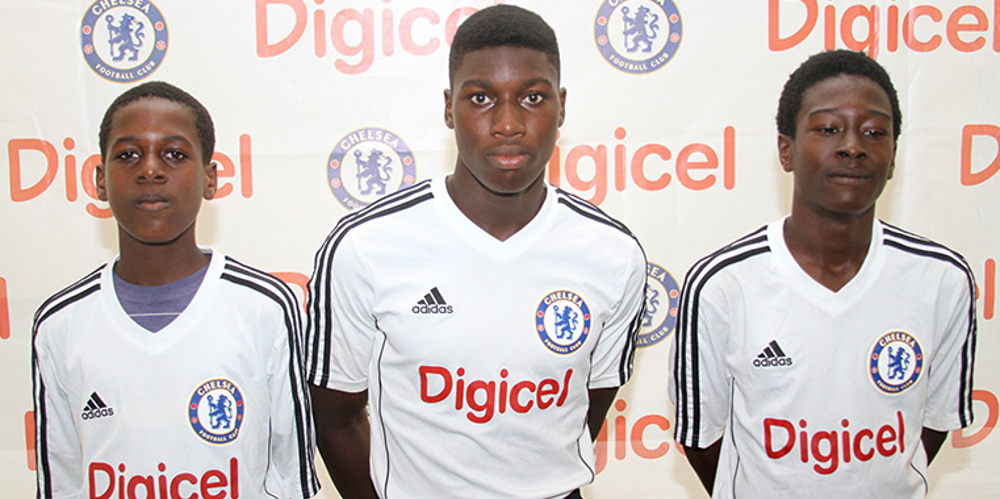 Antigua trio chosen for Digicel Kick Start