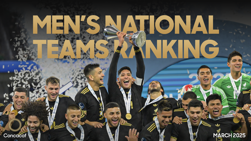 Mexico retains first in March Concacaf Men's National Team Rankings
