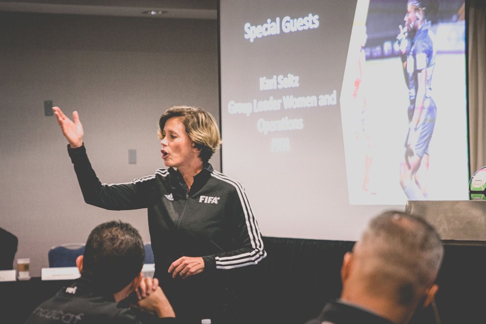 Seitz impressed by Concacaf’s commitment to refereeing