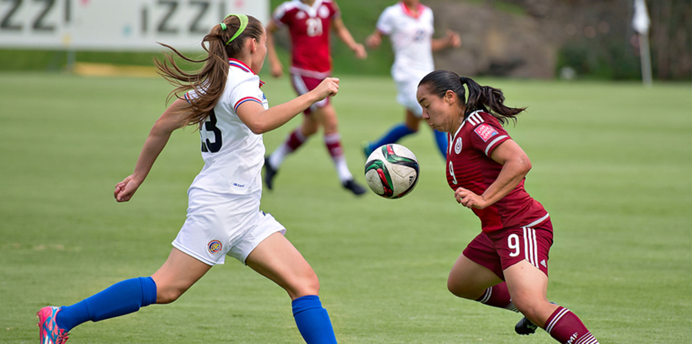 Con tres goles de Corral, México venció a Costa Rica a nivel femenino