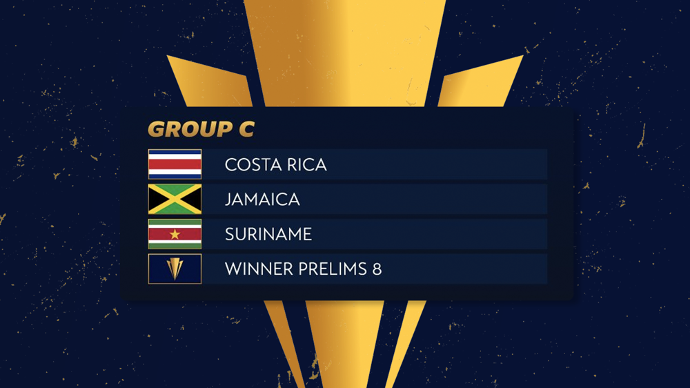 Stage set for Jamaica, Costa Rica and others in Group C