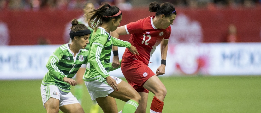 Canada women edge Mexico in friendly, honor all-time greats