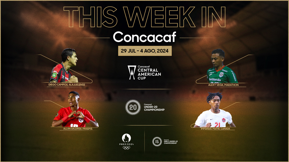 Juegos Olímpicos, Final Sub-20, la Copa Centroamericana destacan esta semana en Concacaf