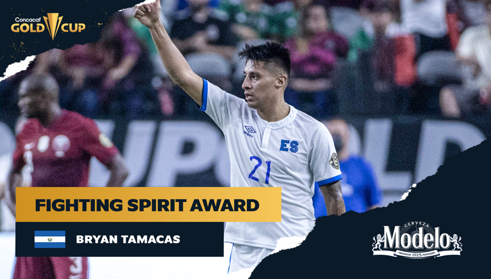 El Salvador’s Tamacas claims Fighting Spirit Award