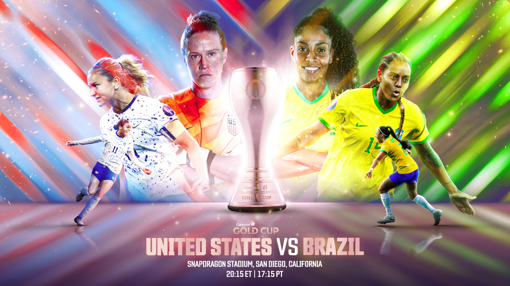 Todo listo para una final épica entre Estados Unidos y Brasil en Copa Oro W