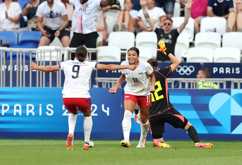 Gol de Smith clasificó a Estados Unidos al final femenina en París 2024