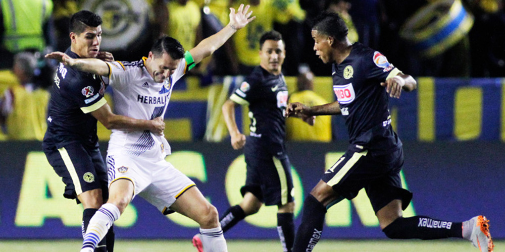 LA Galaxy tops Club America in Gerrard debut